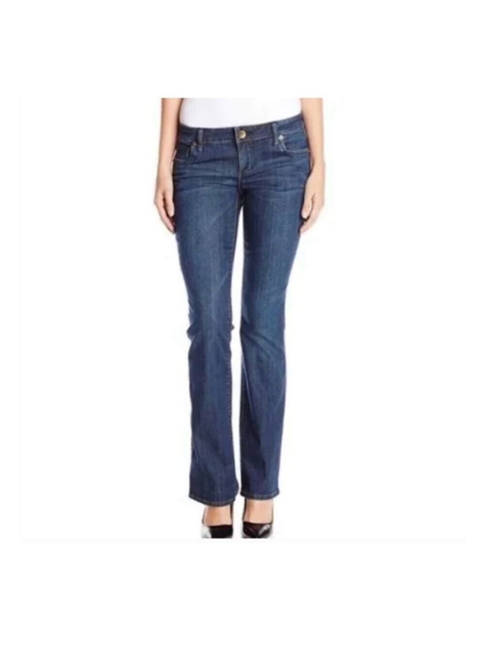 Kut From the Kloth Farrah Baby Bootcut Jeans Dark Wash Size 6
